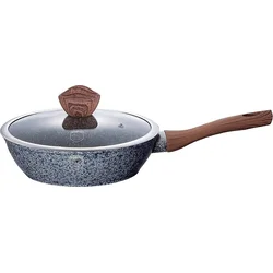 BerlingerHaus Hlboká panvica s mramorovým povrchom a pokrievkou Forest Line, 24 cm