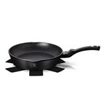 BerlingerHaus Hlboká panvica s mramorovým povrchom Black Silver Collection, 24 cm