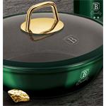 BerlingerHaus Hlboká panvica s titánovým povrchom a pokrievkou Emerald Collection, 24 cm