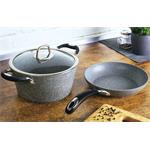 BerlingerHaus Kastról s mramorovým povrchom Gray Stone Touch Line, 24 cm