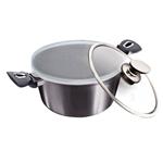 BerlingerHaus Kastról s pokrievkou s mramorovým povrchom Carbon PRO Line, 24 cm