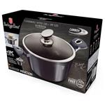 BerlingerHaus Kastról s pokrievkou s mramorovým povrchom Carbon PRO Line, 28 cm
