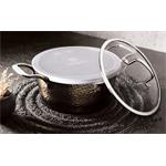 BerlingerHaus Kastról s pokrievkou s titánovým povrchom Shine Basalt Collection, 24 cm