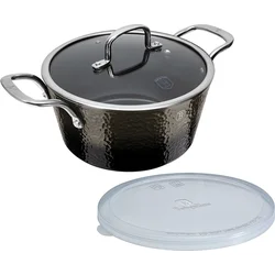 BerlingerHaus Kastról s pokrievkou s titánovým povrchom Shine Basalt Collection, 28 cm
