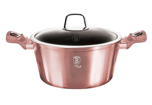BerlingerHaus Kastról s titánovou pokrievkou I-Rose Edition, 24 cm