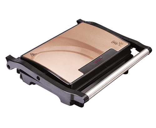 BerlingerHaus Kontaktní gril s nepřilnavým povrchem Rosegold Metallic Line, 1500W