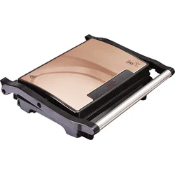 BerlingerHaus Kontaktní gril s nepřilnavým povrchem Rosegold Metallic Line, 1500W