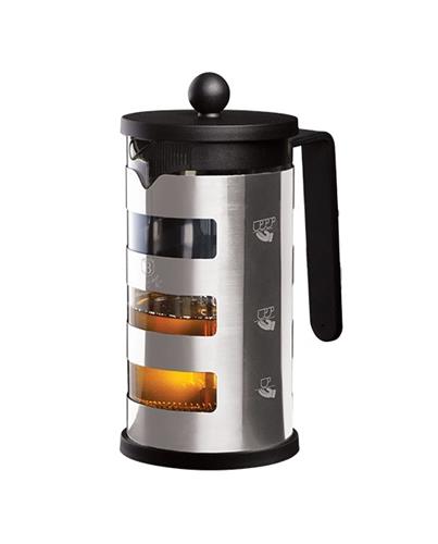 BerlingerHaus Konvice na čaj a kávu French Press Black Silver Collection, 0,6 l