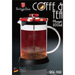 BerlingerHaus Konvice na čaj a kávu French Press Burgundy Metallic Line, 0,8 l