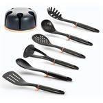 BerlingerHaus Kuchyňské náčiní ve stojanu sada 7 ks Black Rose Collection