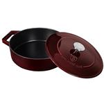 BerlingerHaus Liatinová panvica na pečenie so smaltovaným vekom Burgundy Line, 26 cm