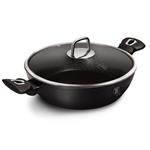 BerlingerHaus Nízký kastrol  a poklicí Black Silver Collection, 28 cm