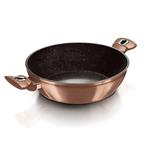 BerlingerHaus Okrúhly pekáč s mramorovým povrchom a vekom Rosegold Metallic Line, 28 cm