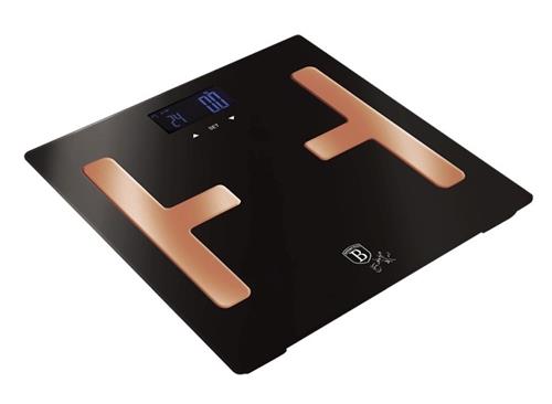 BerlingerHaus Osobní váha Smart s tělesnou analýzou 150 kg Black Rose Collection