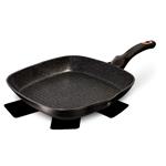 BerlingerHaus Pánev grilovací s mramorovým povrchem  Black Rose Collection, 28 cm