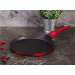 BerlingerHaus Pánev na palačinky s mramorovým povrchem Burgundy Metallic Line, 28 cm