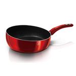 BerlingerHaus Pánev prohazovací s mramorovým povrchem  Burgundy Metallic Line, 26 cm