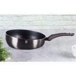 BerlingerHaus Pánev prohazovací s mramorovým povrchem Carbon PRO Line, 26 cm