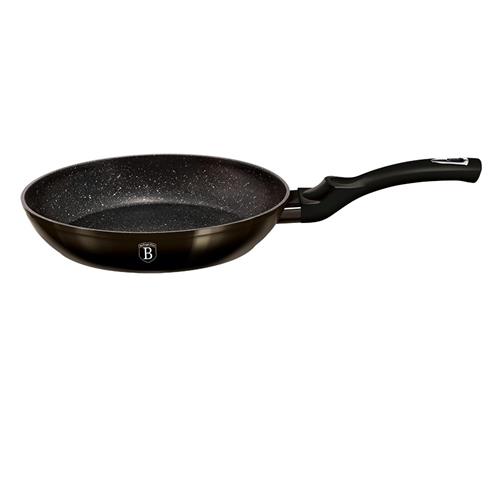 BerlingerHaus Pánev s mramorovým povrchem Shiny Black Collection, 28 cm