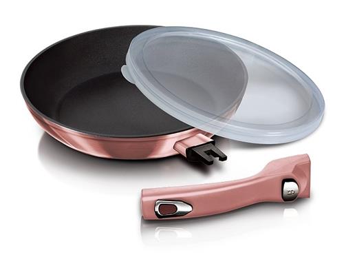 BerlingerHaus Pánev s odnímatelnou rukojetí I-Rose Edition, 28 cm