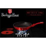 BerlingerHaus Panvica s mramorovým povrchom Burgundy Metallic Line, 24 cm