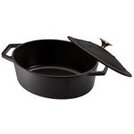BerlingerHaus Pekáč litinový s poklicí Black Rose Collection, 30 cm
