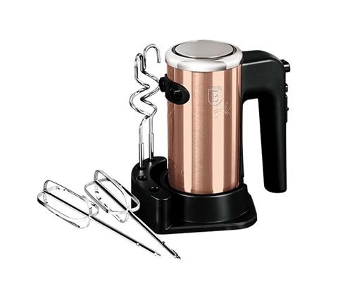 BerlingerHaus Ruční šlehač s příslušenstvím Rosegold Metallic Line, 300 W