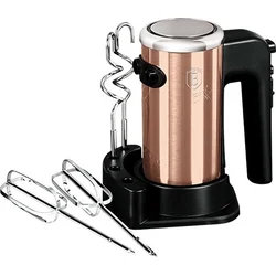 BerlingerHaus Ruční šlehač s příslušenstvím Rosegold Metallic Line, 300 W