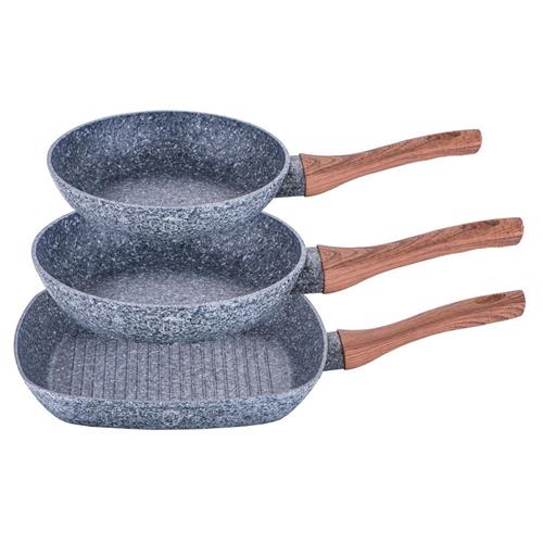BerlingerHaus Sada 3 panvíc 20 cm / 24 cm / gril 28 cm Pred
