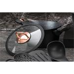 BerlingerHaus Sada hrncov s mramorovým povrchom Black Rose Collection, 10 ks