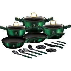 BerlingerHaus Sada nádobí 17 ks Emerald Collection