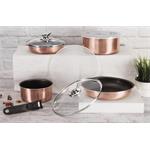 BerlingerHaus Sada nádobí s odnímatelnou rukojetí 12 ks Rosegold Metallic Line
