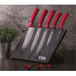 BerlingerHaus Sada nožov s magnetickým stojanom Burgundy Metallic Line, 6 ks