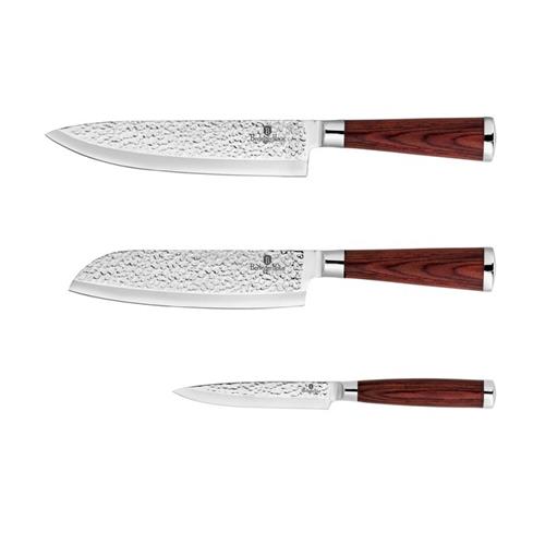 BerlingerHaus Sada nožov z nehrdzavejúcej ocele 3 ks Ebony Line Rosewood