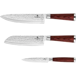 BerlingerHaus Sada nožov z nehrdzavejúcej ocele 3 ks Ebony Line Rosewood