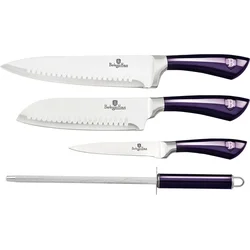 BerlingerHaus Sada nožov z nehrdzavejúcej ocele 4 ks Purple Eclipse Collection