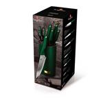 BerlingerHaus Sada nožov z nehrdzavejúcej ocele 7 ks Emerald Collection v stojane