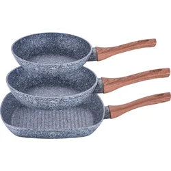 BerlingerHaus Sada pánví 3 ks 20 cm / 24 cm / gril 28 cm Fore