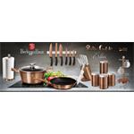 BerlingerHaus Sada panvíc 2 ks Rosegold Metallic Line