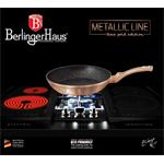 BerlingerHaus Sada riadu s mramorovým povrchom Rosegold Metallic Line, 11 ks
