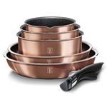 BerlingerHaus Sada riadu s odnímateľnou rukoväťou 12 ks Rosegold Metallic Line