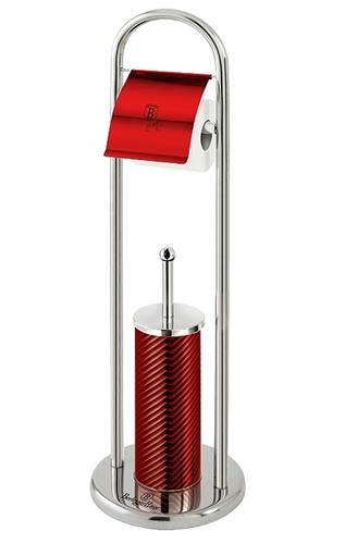 BerlingerHaus WC sada nerez Burgundy Metallic Line, 80 cm