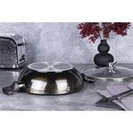 BerlingerHaus Wok pánev s poklicí 30 cm Shiny Black Edition