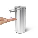 Bezdotykový dávkovač mydla Simplehuman, 266 ml, brúsená nehrdzavejúca oceľ, dobíjací