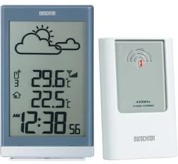 Bezdrátová meteostanice Eurochron EFWS 401, C8404, titan