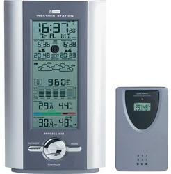 Bezdrátová meteostanice Profi, KW 9005W-SM 8954c26, 30 m, stříbrná/šedá