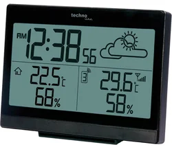 Bezdrátová meteostanice Techno Line, 50 m, stříbrná