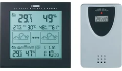 Bezdrátová meteostanice WB 92, KW 9233-2w 8954c23, 30 m, černá
