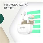 Bezdrátová stereo sluchátka True wireless Hexagon 7, bílo/béžová
