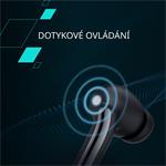 Bezdrátová stereo sluchátka True Wireless OnGo 9 černá